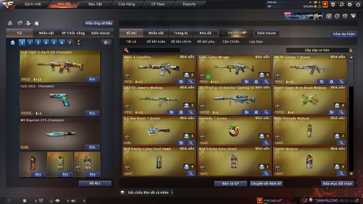 shop acc cf uy tin gia re